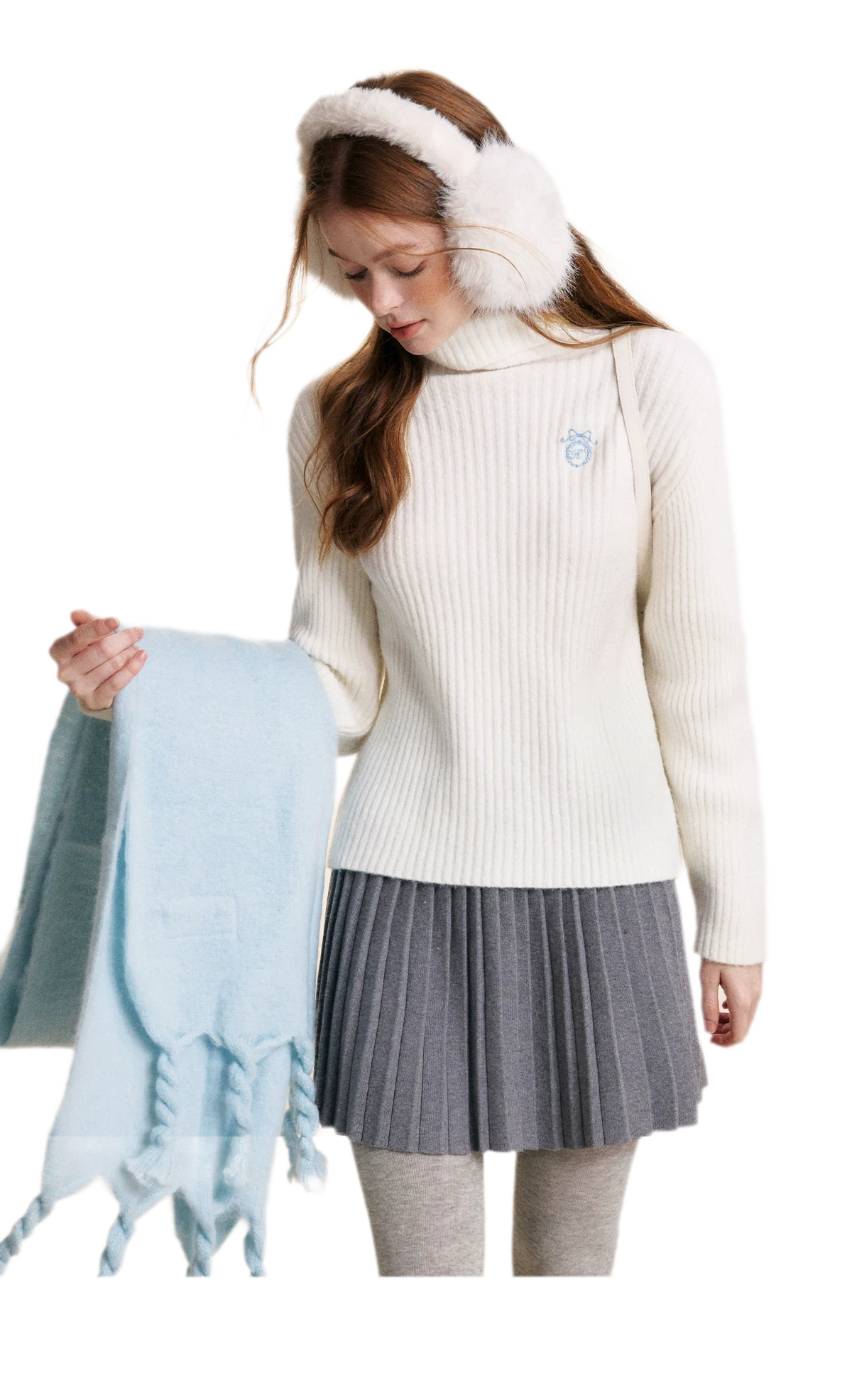 Winter Plush Long Scarf