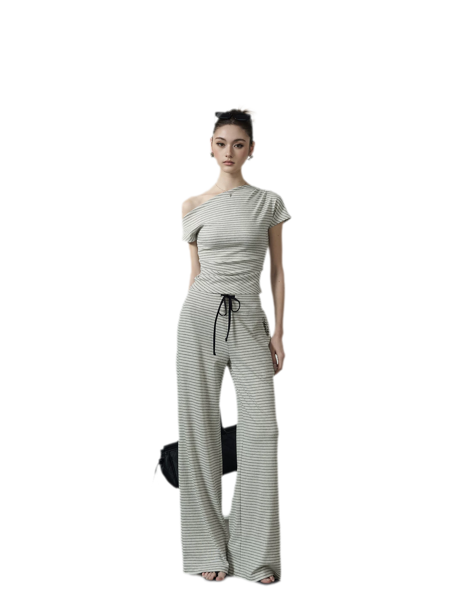 Striped Low-Rise Set