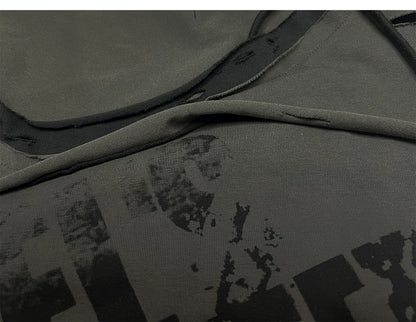 Asymmetric Graffiti T-Shirt