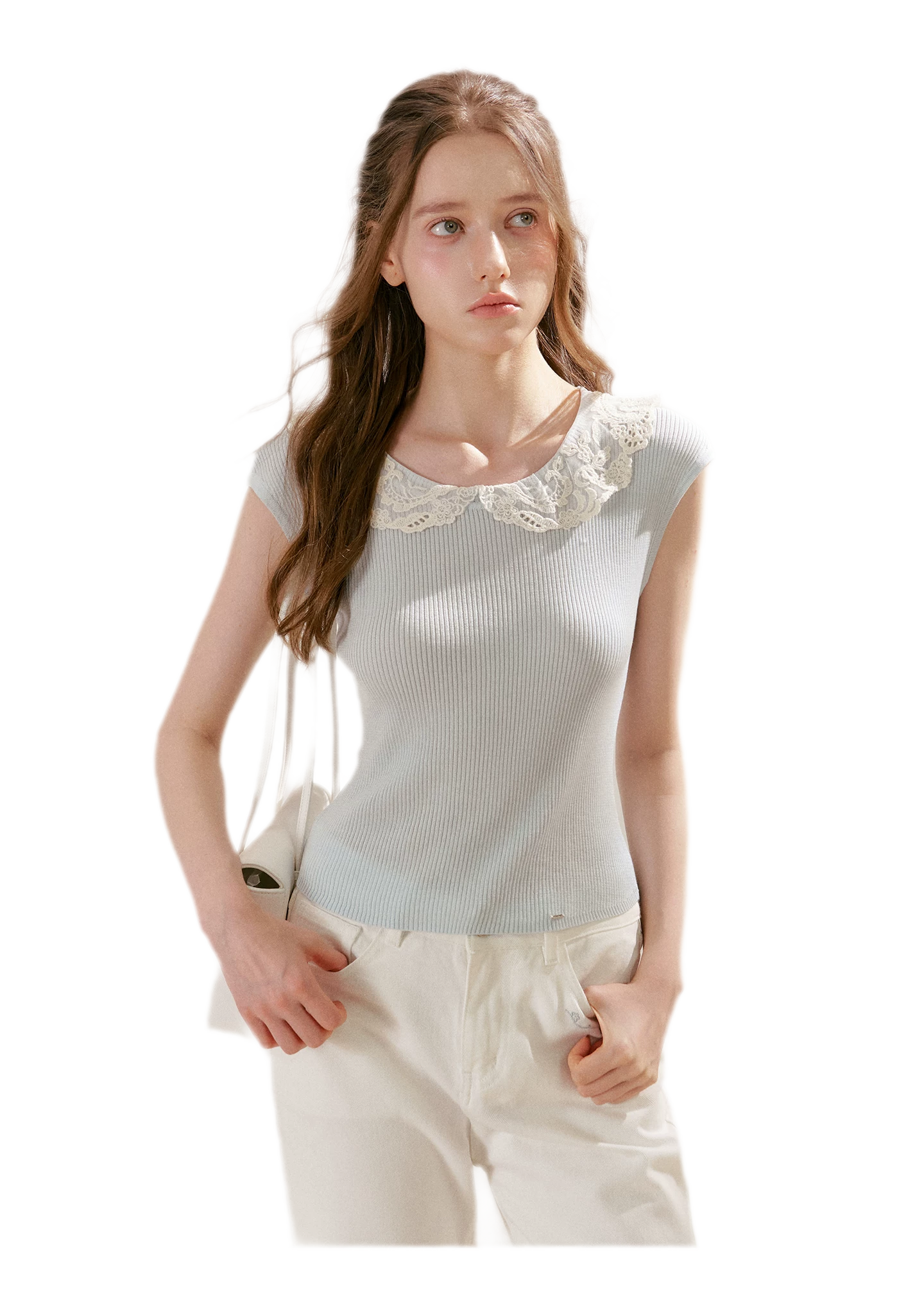 Lace Collar Tee
