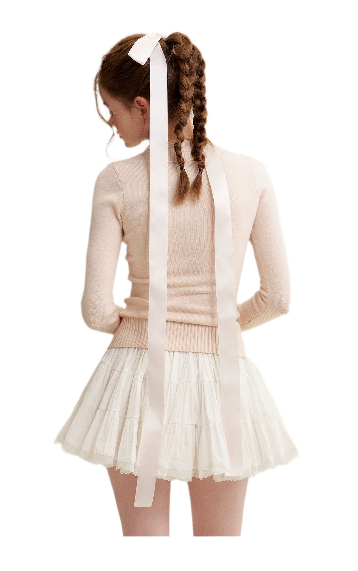 Romantic Lace Puff Skirt