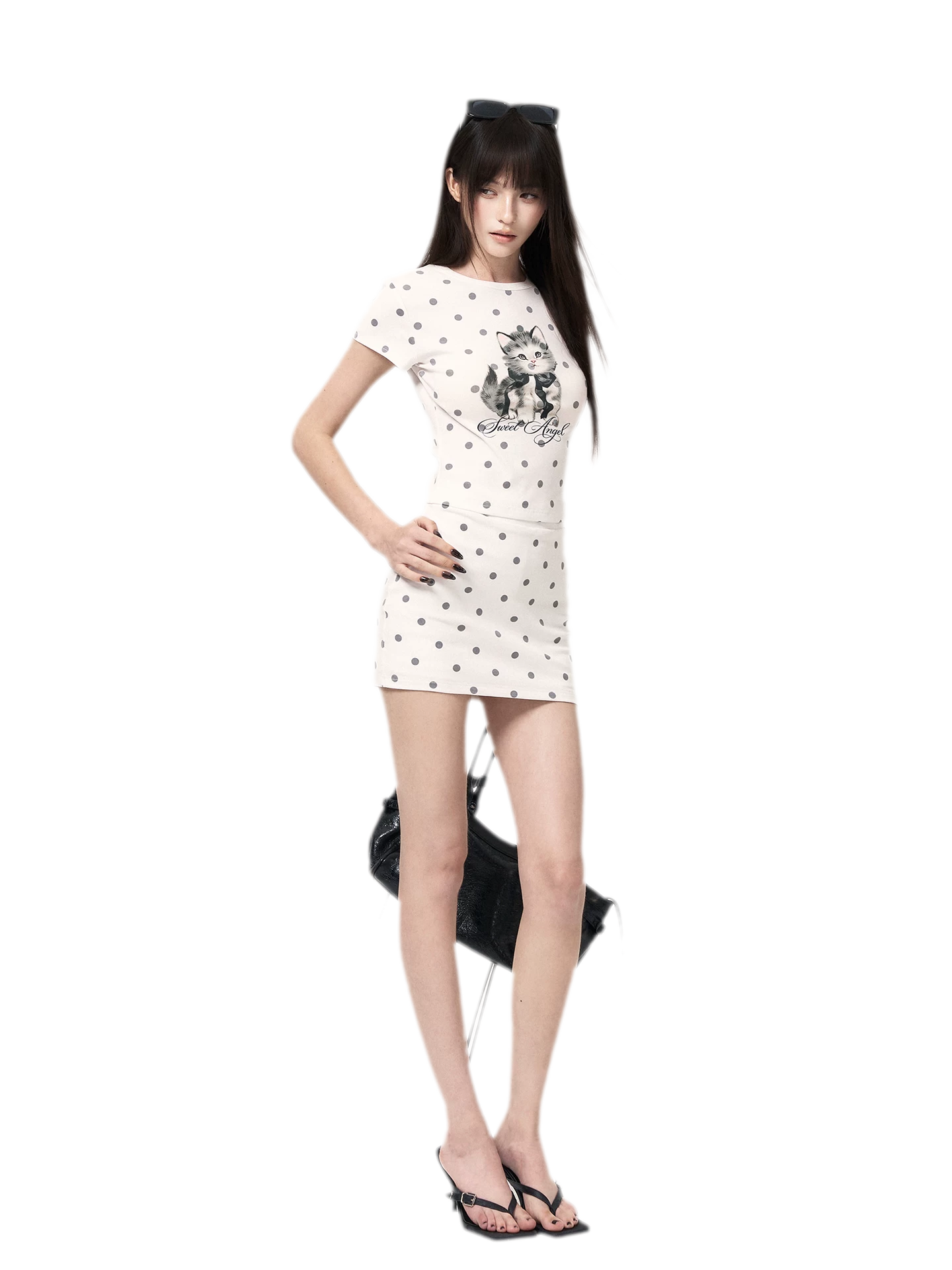 Polka Dot Knit Set