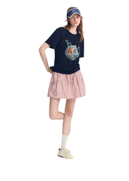 Fruit Embroidery Tee
