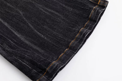 Skinny Grunge Flare Jeans