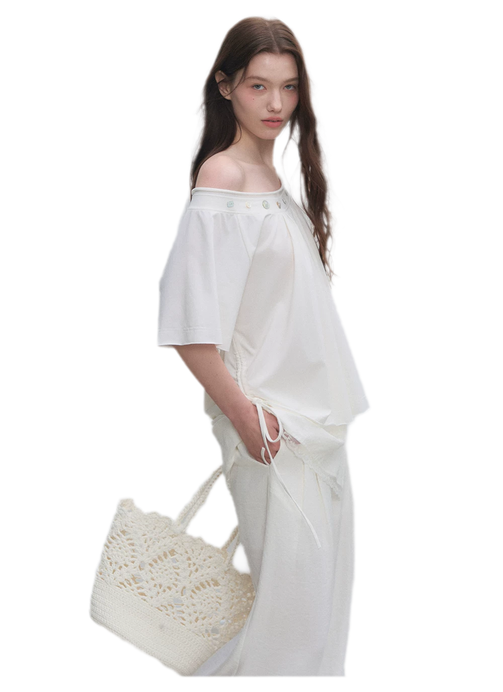 Modal Asymmetric Draped Top