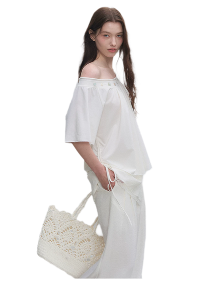 Modal Asymmetric Draped Top