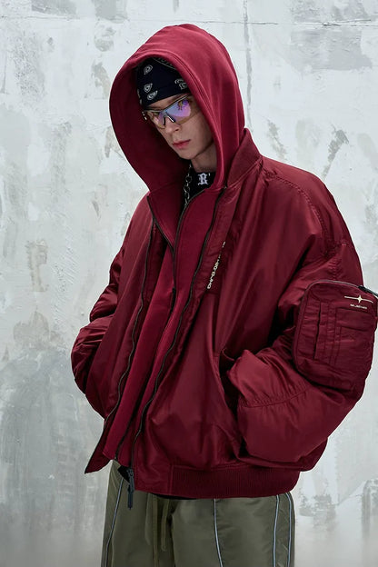 Down-Filled Detachable Puffer Jacket
