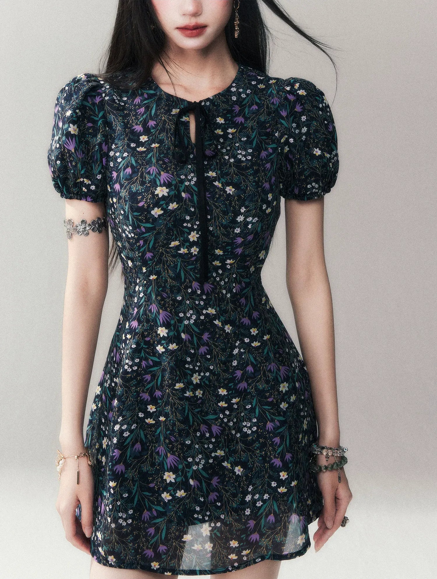 Ink Lily Vintage Mini dress