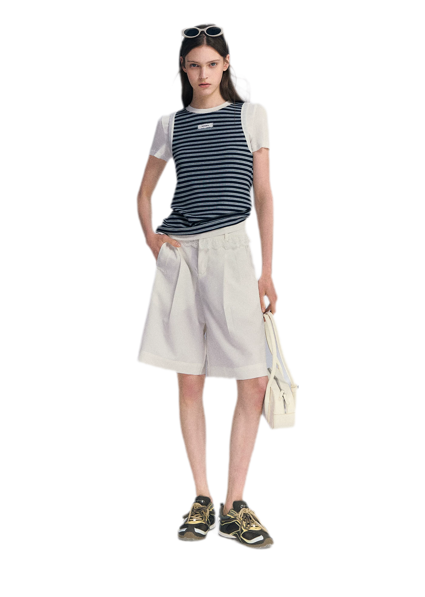 Faux Two-Piece Tee