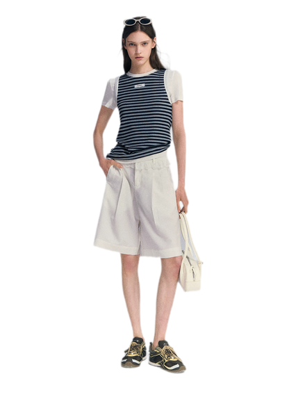 Faux Two-Piece Tee