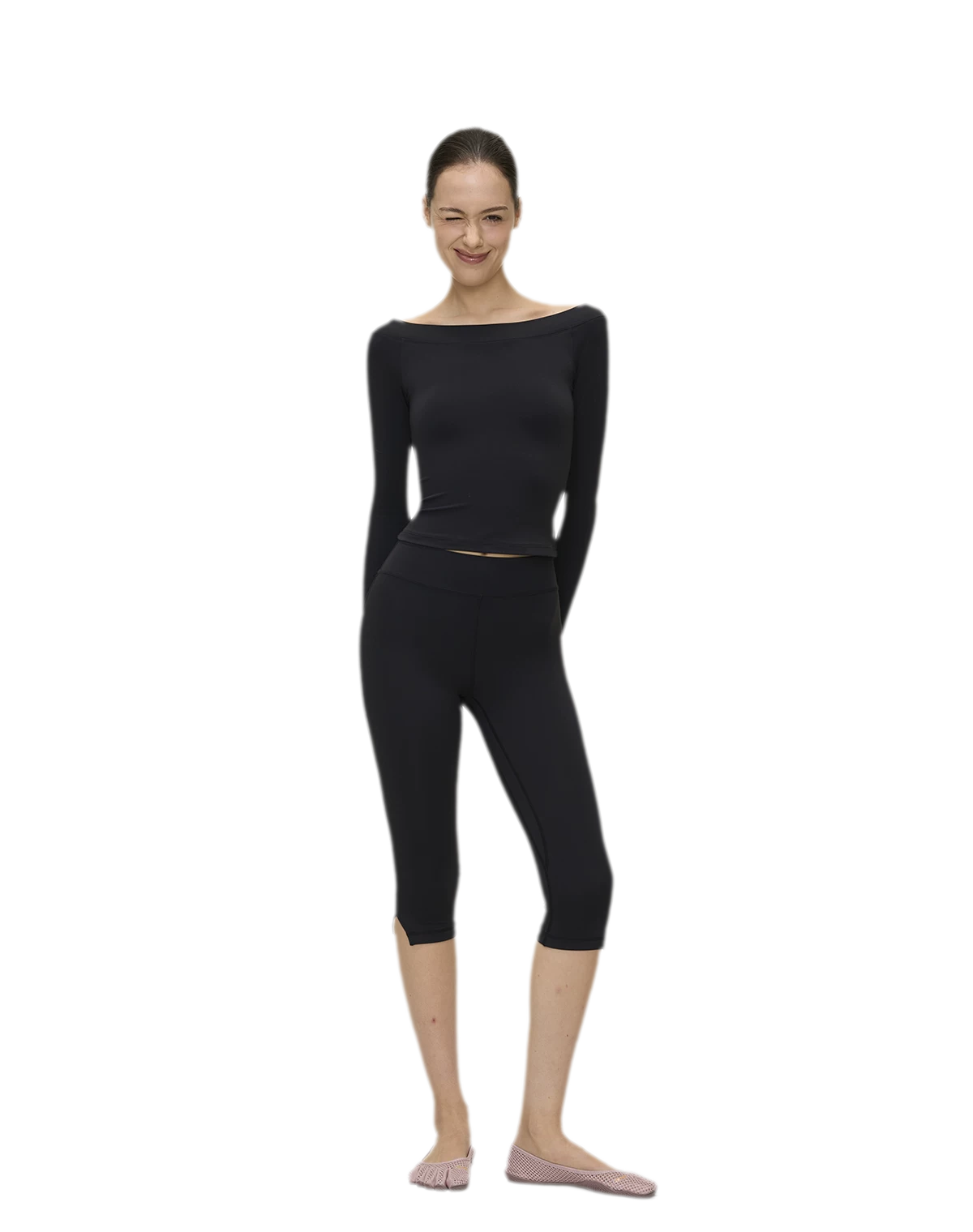 Niiiu Open-Slit Yoga Pants