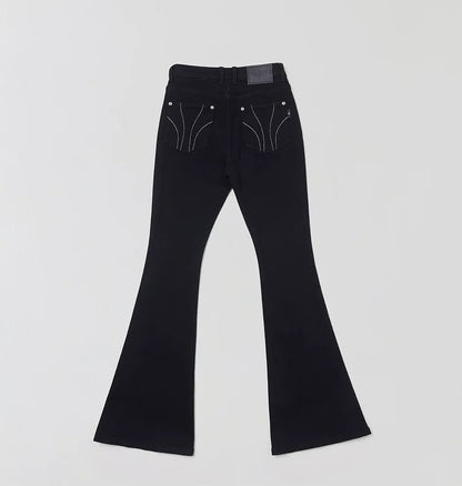 Classic Cross Hurricane Flare Denim Pants