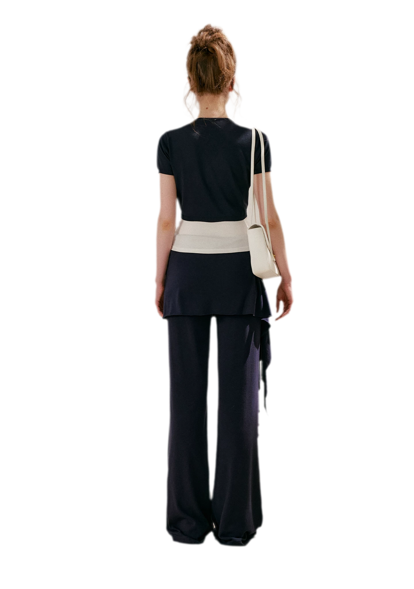 Wrap Tie Flared Pants