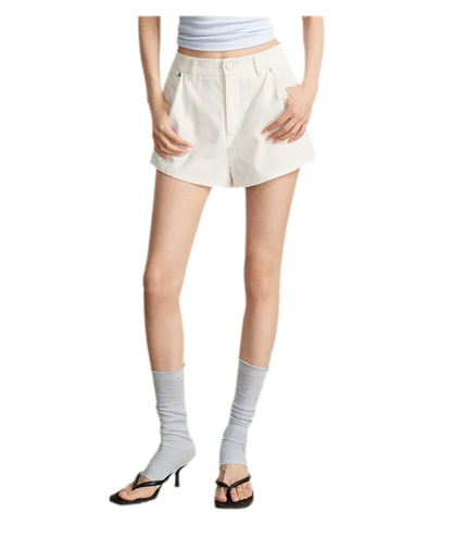 Rhinestone Cotton Summer Shorts
