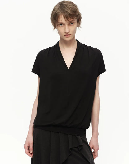 Lyocell V-Neck Tee