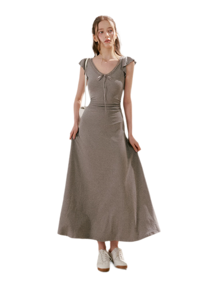 Ribbon A-Line Dress