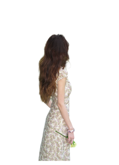Misty Lilac Cotton Maxi Dress