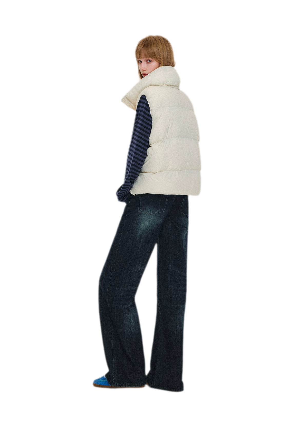 Lightweight Stand Collar Down Vest