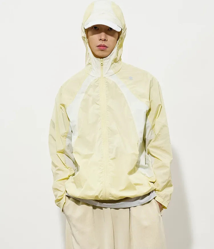 Lightweight Colorblock Hooded Jacket