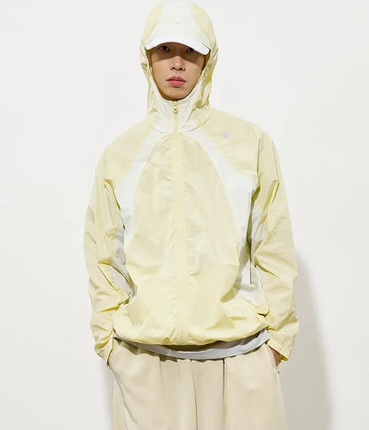 Lightweight Colorblock Hooded Jacket