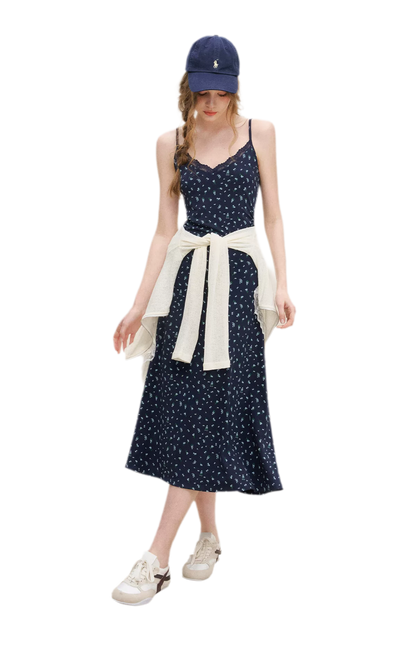 Lily of the Valley Lace A-line Dress