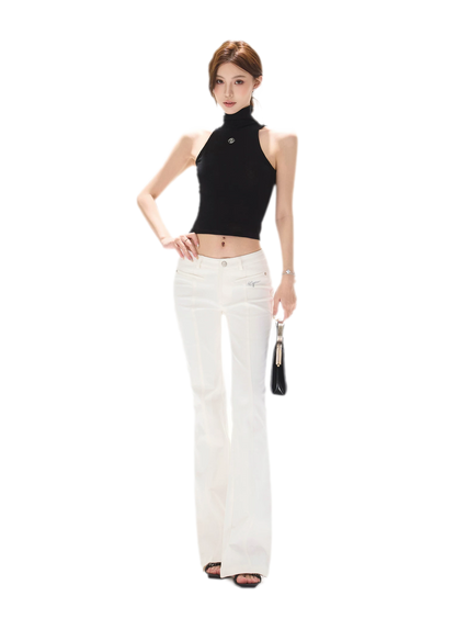 Cutout High Neck Tank