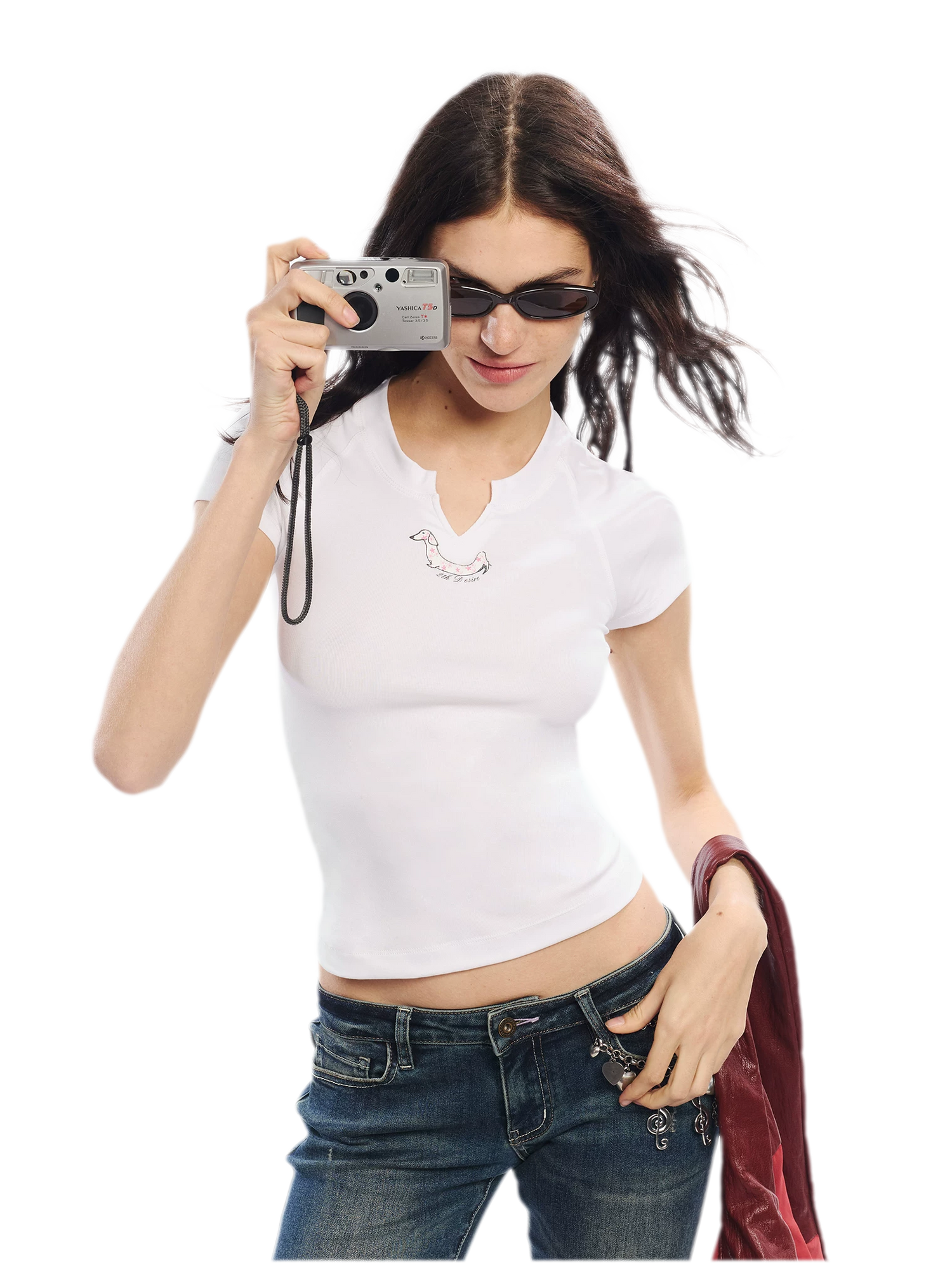 Summer V-neck Slim Fit T-shirt