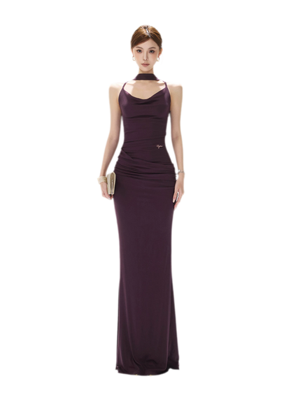 Draped Mermaid Cami Dress