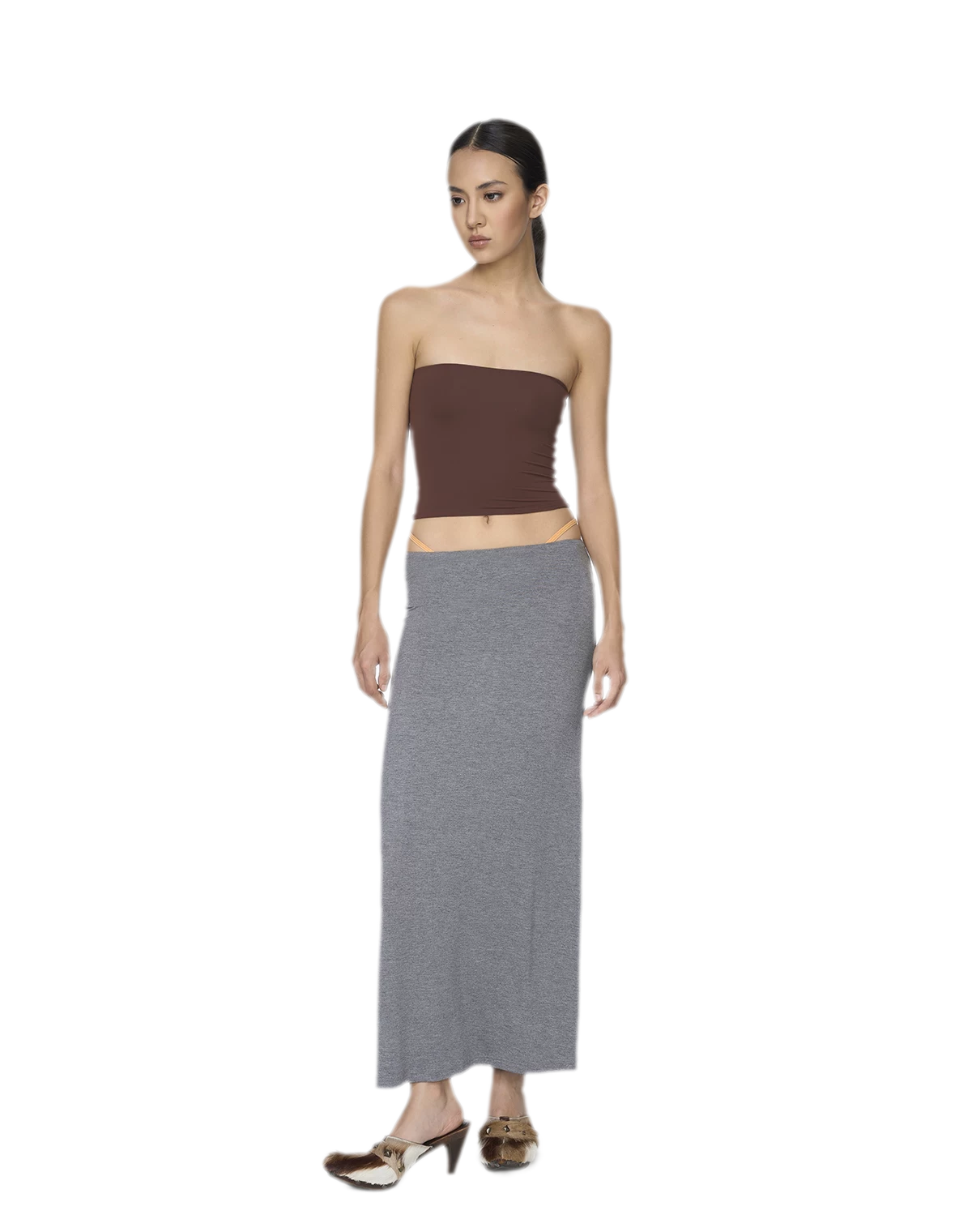 Straight Tube Midi Dress