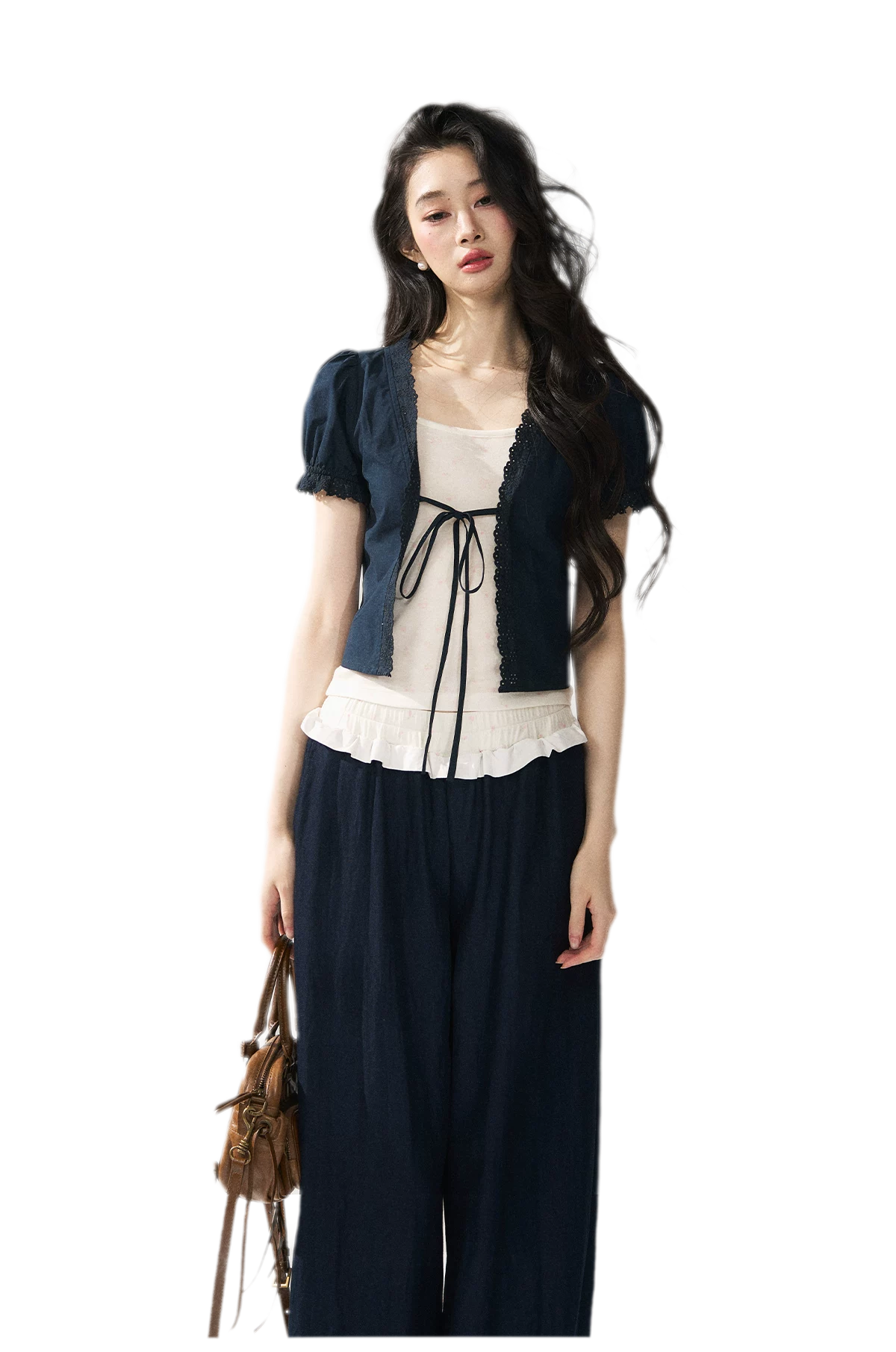 Floral Camisole Lace Cardigan