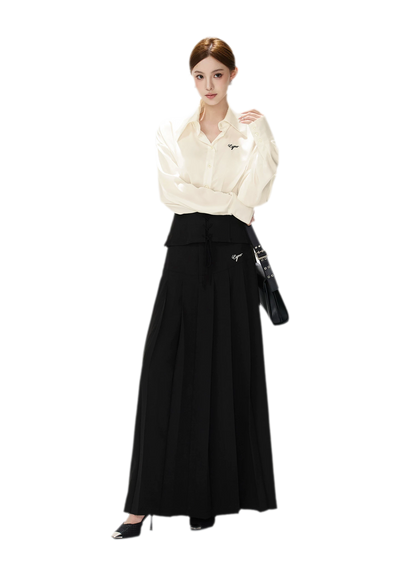 Anti-Wrinkle A-Line Skirt