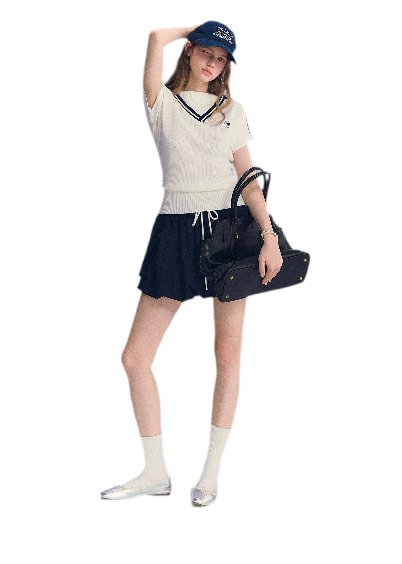 Contrast Trim Knit Top