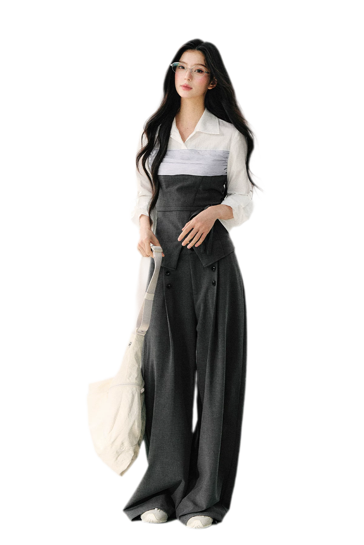Layered Bustier Shirt