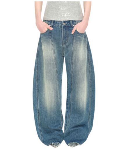 Vintage Washed Lightning Jeans