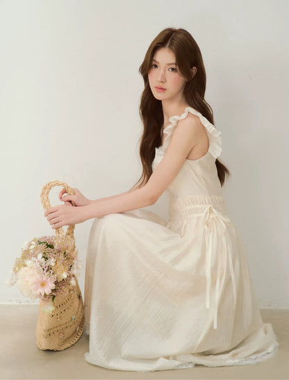 Lace Trim Slip Dress