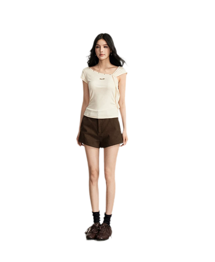 Draped Asymmetric Tee