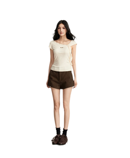Draped Asymmetric Tee