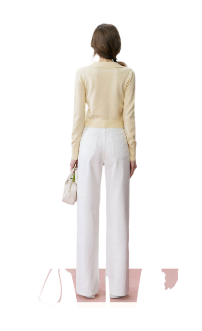 High-Waist Wide-Leg Jeans