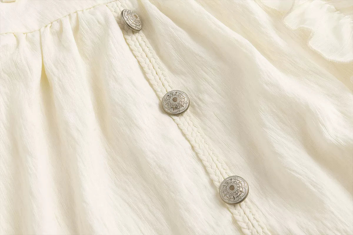 Lace Patchwork Bubble Skirt