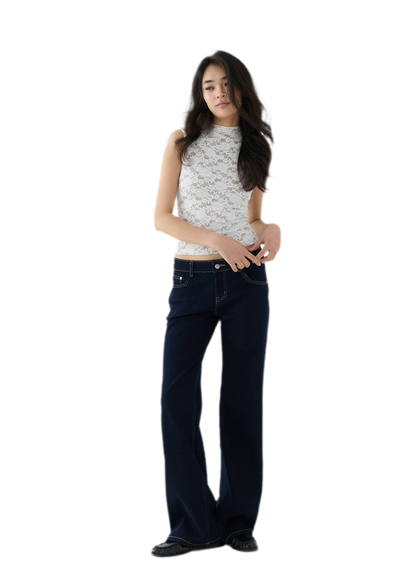 Stretch Lace Cropped Camisole