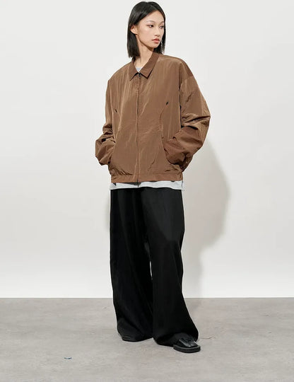 Textured Curved Panel Jacket
