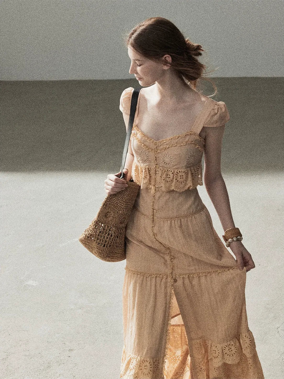 Floral Embroidered Dress