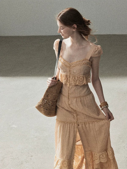 Floral Embroidered Dress