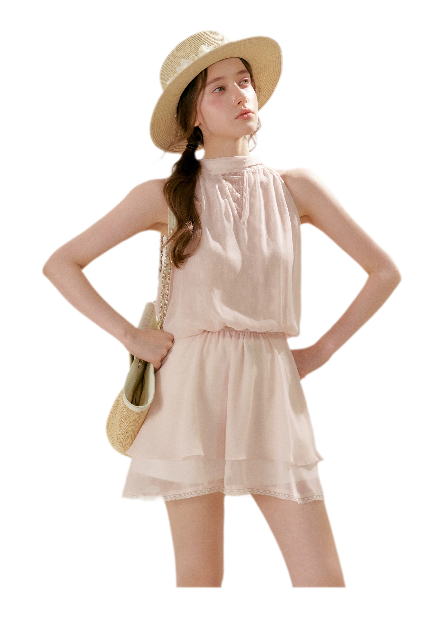 Lace Halter Dress