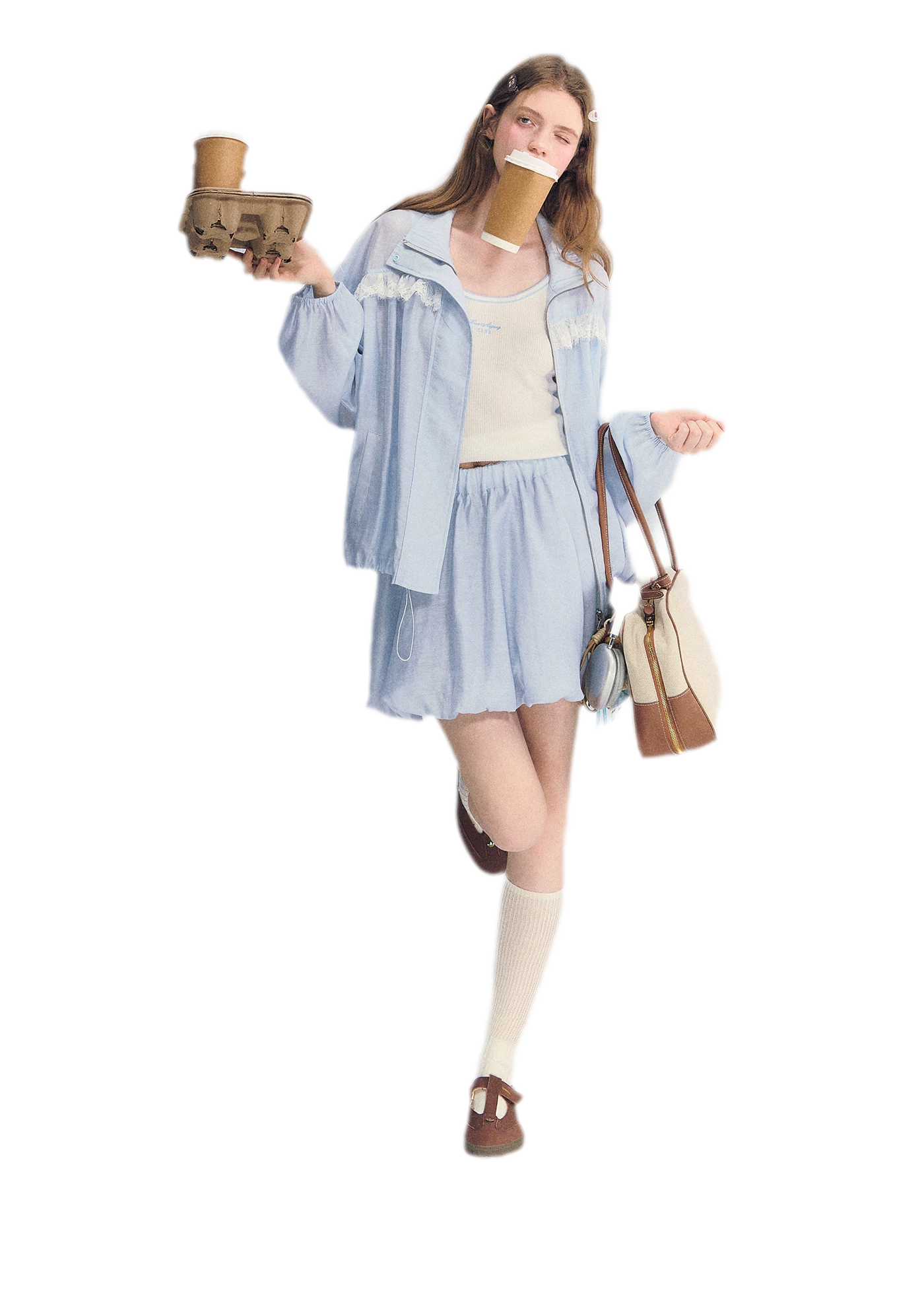 Lyocell Lace Sun Jacket Set