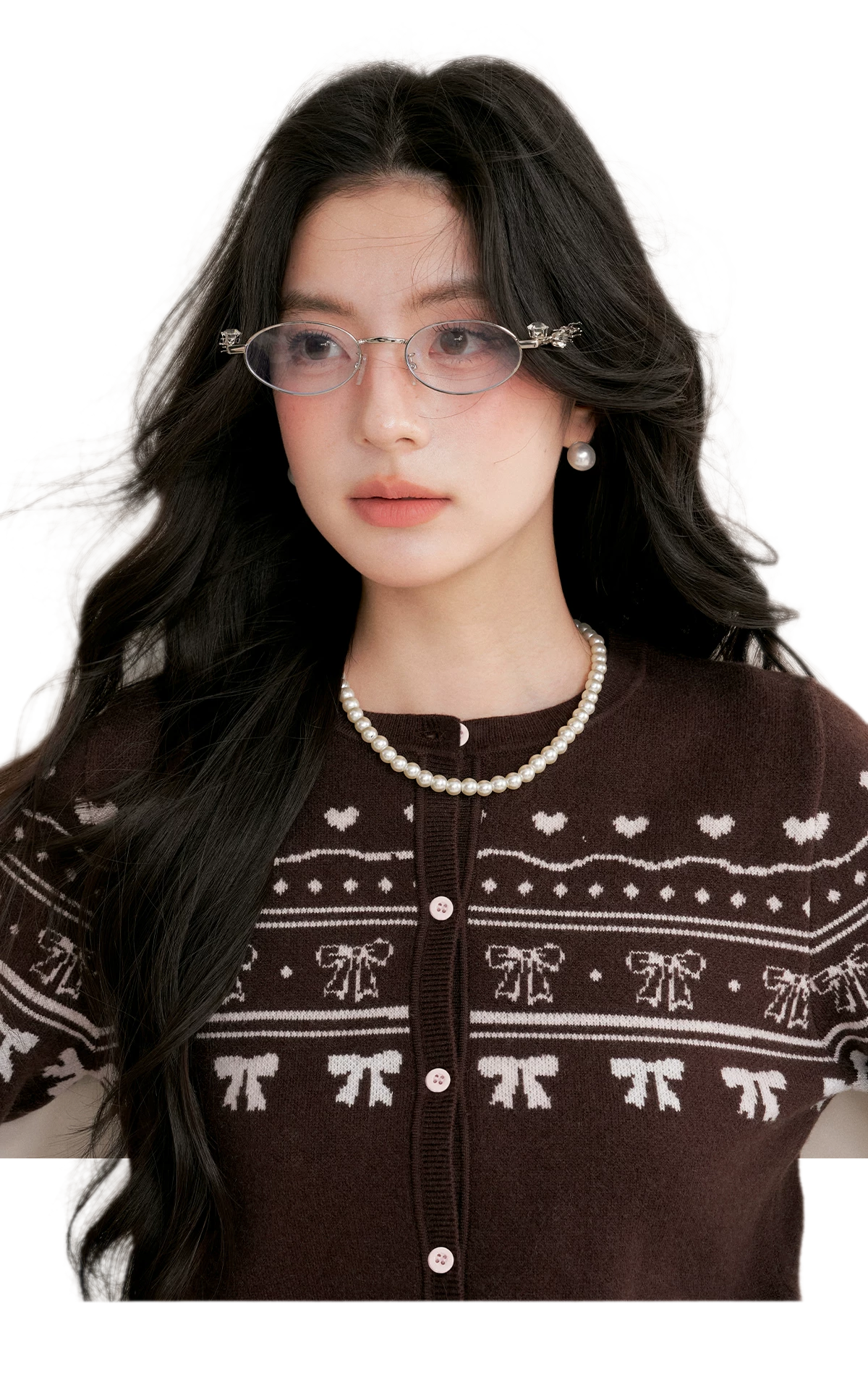 Fair Isle Tie Cardigan