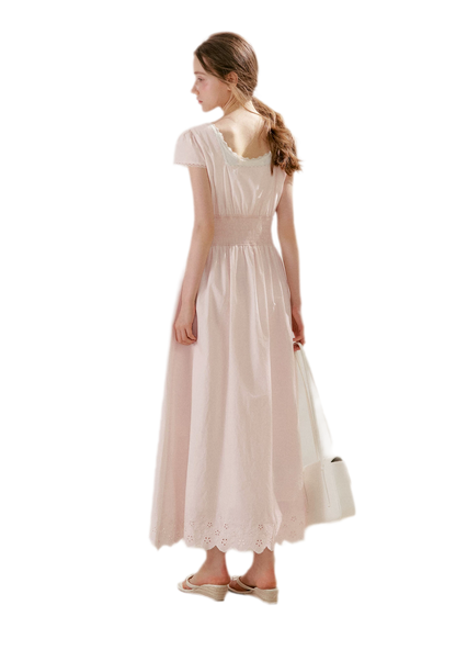 Lace V-Neck Dress