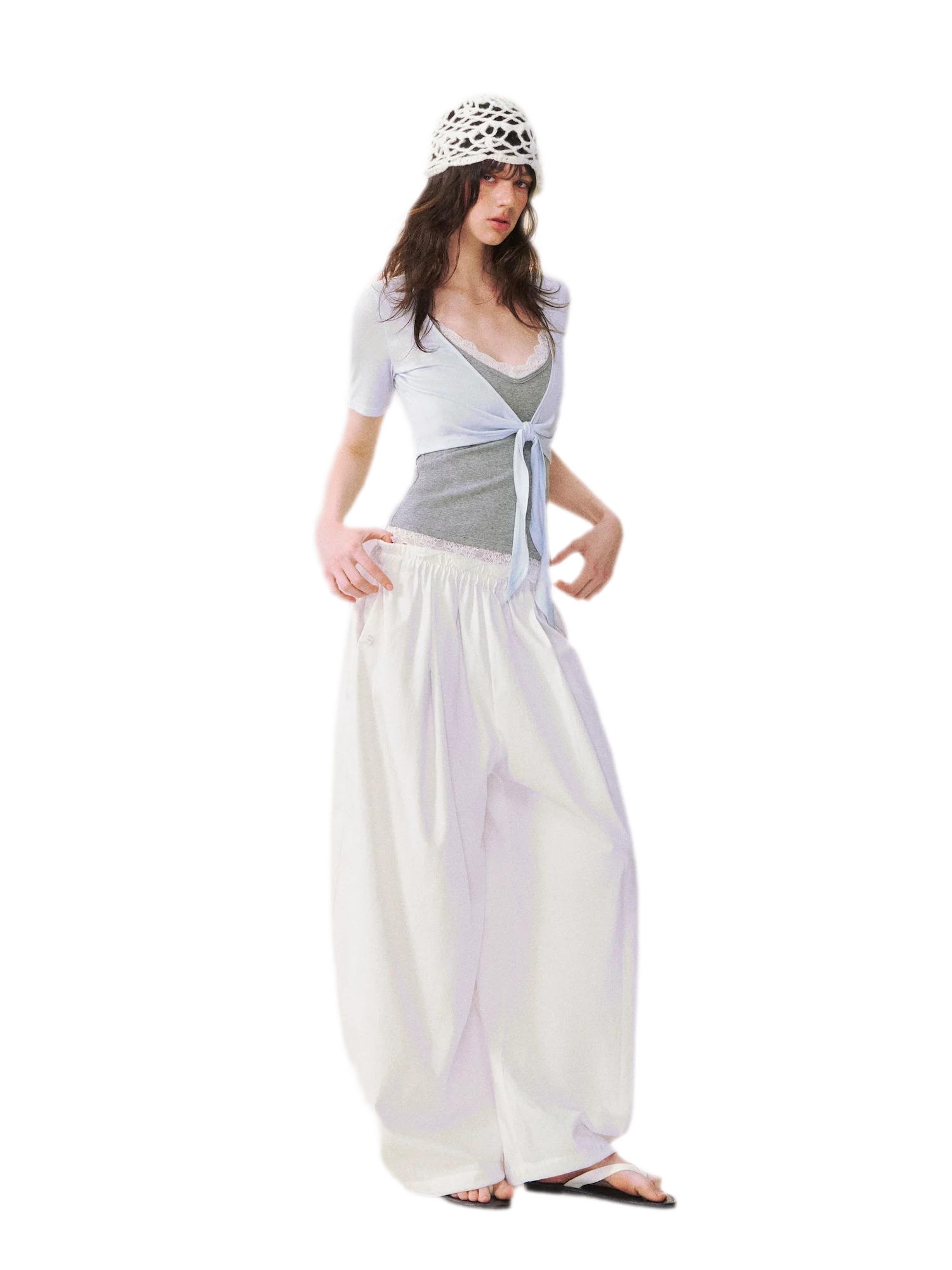 Breathable Relaxed Lantern Pants