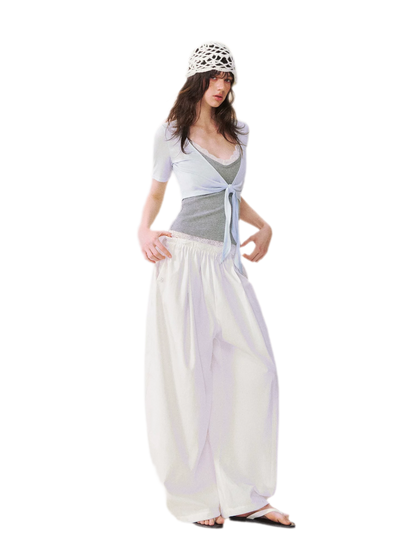Breathable Relaxed Lantern Pants