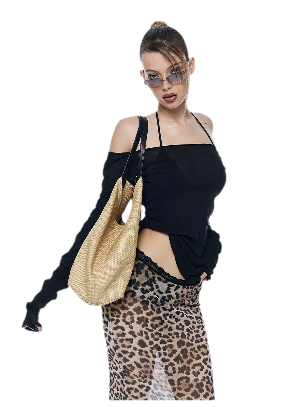 Sheer Off-Shoulder Top